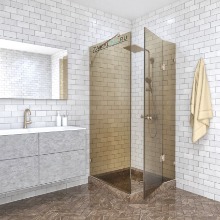 Бронзовое стекло, фурнитура бронза