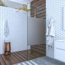 Комбинированное стекло, фурнитура золото