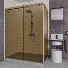 Бронзовое стекло, фурнитура бронза