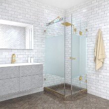 Комбинированное стекло, фурнитура золото.