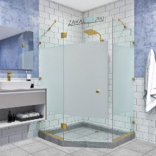 Комбинированное стекло, фурнитура золото