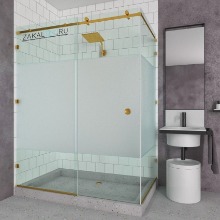 Комбинированное стекло, фурнитура золото