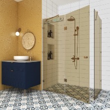 Бронзовое стекло, фурнитура бронза